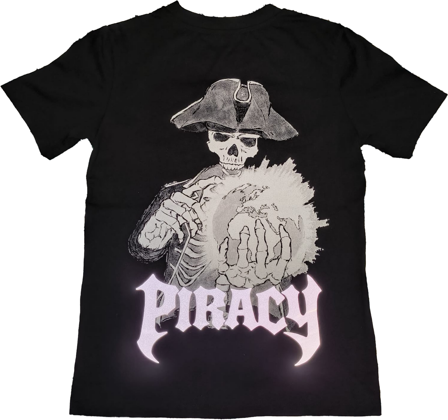 Piracy - Reflective unisex Cotton t-shirt